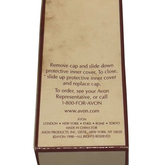 Avon Bronzing Brush 1998 Vintage New Old Stock In Original Packaging and Box - Picture 3 of 6